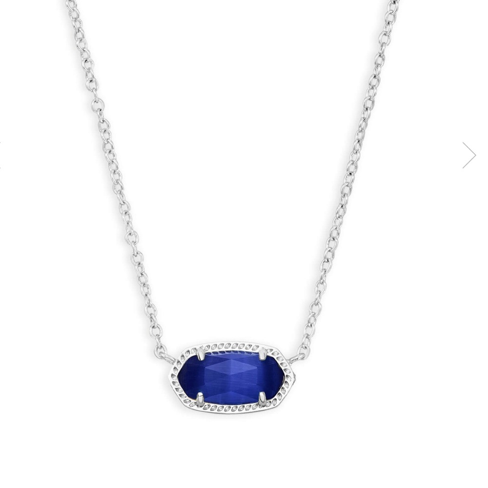 Kendra Scott Elisa pendant silver necklace